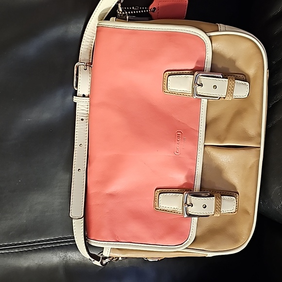 Coach Park Colorblock Crossbody Flap Bag F23383 EUC - Picture 14 of 14